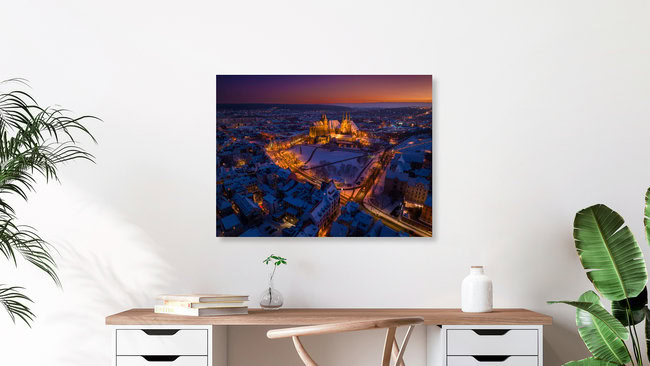 Stadtrandlichter, Germany – wall art by Dennis Schmelz as Poster or Acrylic Glass Print