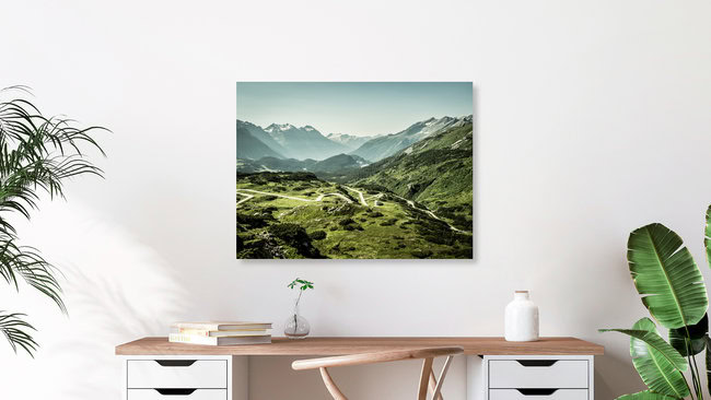 San Bernardino Pass - 5, Schweiz – Fotokunst von Johann Oswald als Poster oder Acrylglasbild