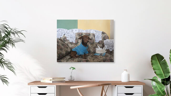 El perro de Jorge, Cuba – wall art by Ana Cayuela as Poster or Acrylic Glass Print