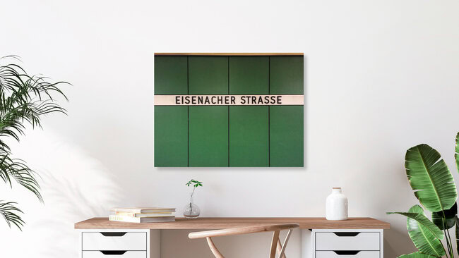 Eisenacher Strasse, Deutschland – Fotokunst von Claudio Galamini als Poster oder Acrylglasbild