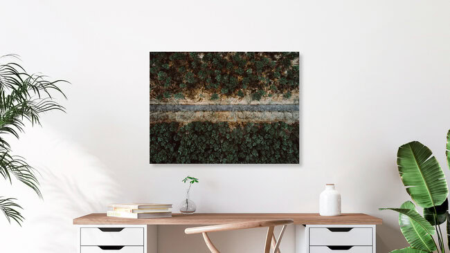 Road in Brandenburg, Deutschland – Fotokunst von Steven Ritzer als Poster oder Acrylglasbild
