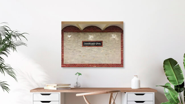 U-Bahnhof Innsbrucker Platz, Deutschland – Fotokunst von Claudio Galamini als Poster oder Acrylglasbild