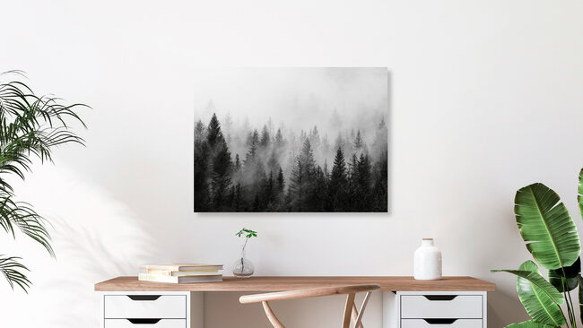 B&W Forest, Germany – wall art by Seven Trees Design as Poster or Acrylic Glass Print