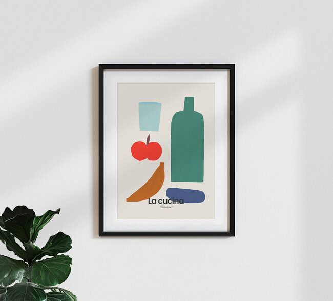 Wandbild 'La Cucina No2' – Kunst von Matías Larraín als Poster oder Acrylglasbild