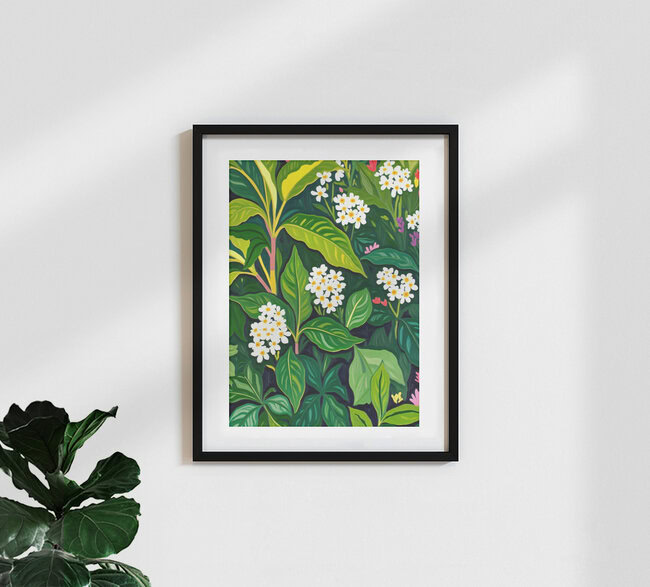 'Beneath The Jungle Canopy' – Wall Art by Uma Gokhale as Poster or Acrylic Glass Print