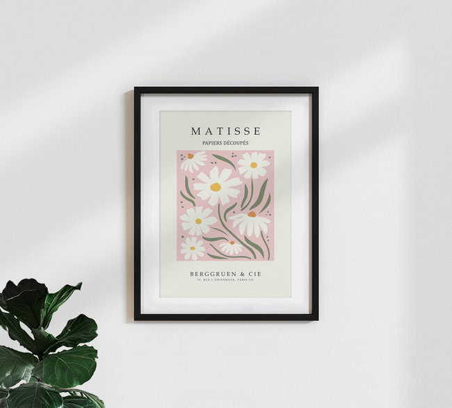 'Matisse - The Cut Outs - Papiers Découpés Poster beieg-rose' – Wall Art by Art Classics as Poster or Acrylic Glass Print