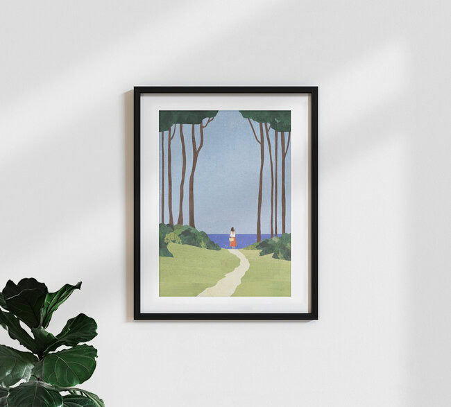 'Day Trip' – Wall Art by Henry Rivers as Poster or Acrylic Glass Print