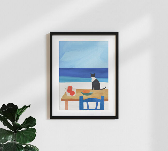 'Lunchtime' – Wall Art by Henry Rivers as Poster or Acrylic Glass Print