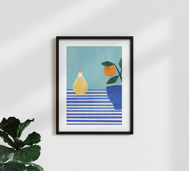 'Orangina' – Wall Art by Henry Rivers as Poster or Acrylic Glass Print