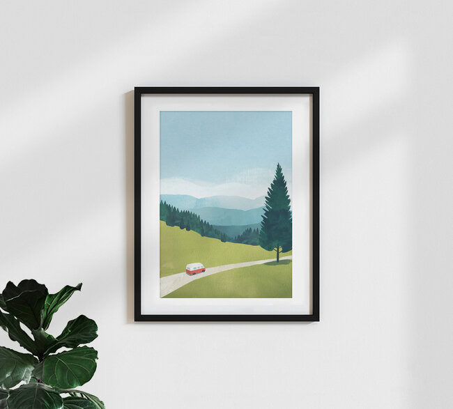 'Schwarzwald' – Wall Art by Henry Rivers as Poster or Acrylic Glass Print