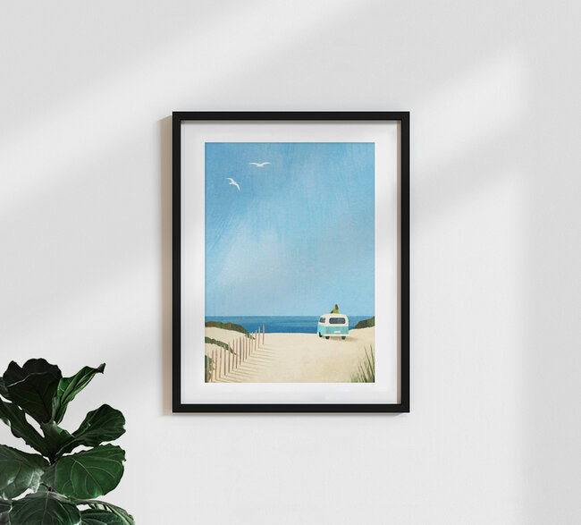 'Van Life II' – Wall Art by Henry Rivers as Poster or Acrylic Glass Print