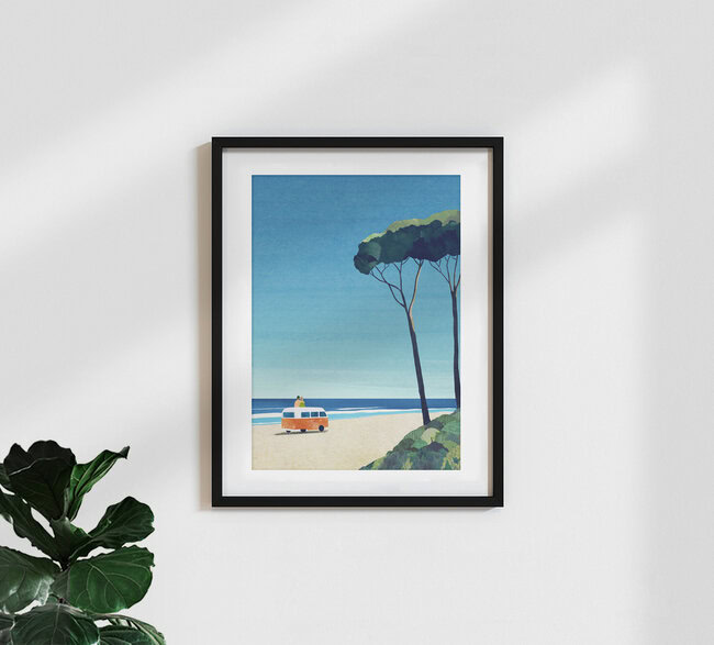 'Van Life III' – Wall Art by Henry Rivers as Poster or Acrylic Glass Print