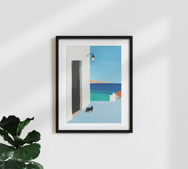 'Are you following me' – Wall Art by Henry Rivers as Poster or Acrylic Glass Print