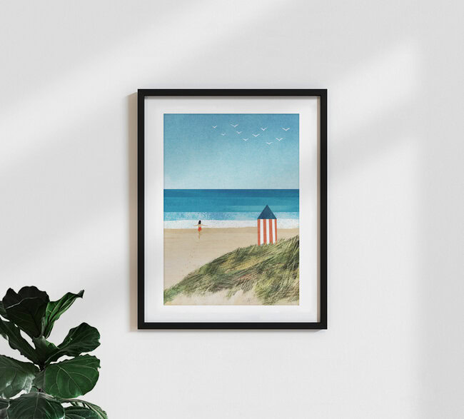 'Beach Girl IV' – Wall Art by Henry Rivers as Poster or Acrylic Glass Print