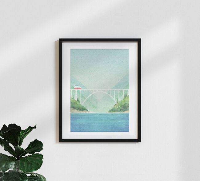 'Big Sur' – Wall Art by Henry Rivers as Poster or Acrylic Glass Print