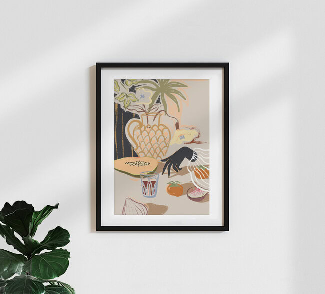 Wandbild 'Fruitful Spread' – Kunst von Arty Guava als Poster oder Acrylglasbild