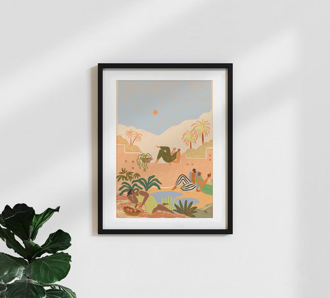 Wandbild 'Forever Holiday' – Kunst von Arty Guava als Poster oder Acrylglasbild