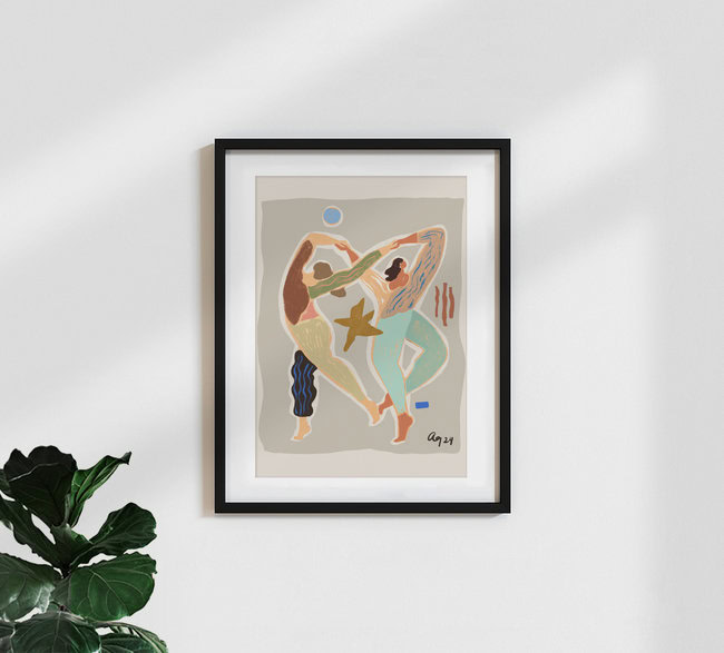 Wandbild 'Infinte Dance' – Kunst von Arty Guava als Poster oder Acrylglasbild