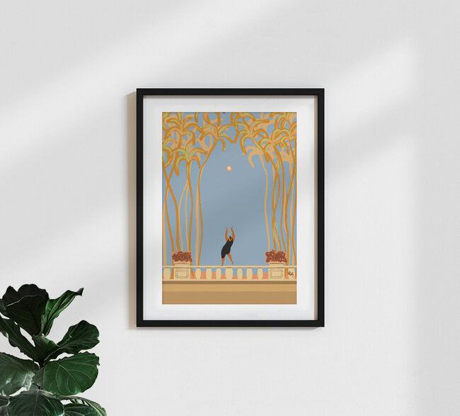Wandbild 'Introvert Party' – Kunst von Arty Guava als Poster oder Acrylglasbild