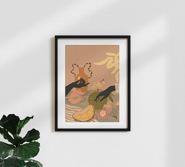 Wandbild 'Durian Please' – Kunst von Arty Guava als Poster oder Acrylglasbild