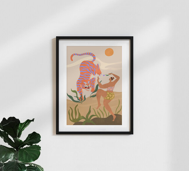Wandbild 'Dance with Me' – Kunst von Arty Guava als Poster oder Acrylglasbild