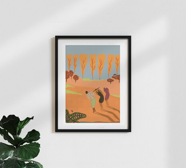 Wandbild 'Power of the three' – Kunst von Arty Guava als Poster oder Acrylglasbild