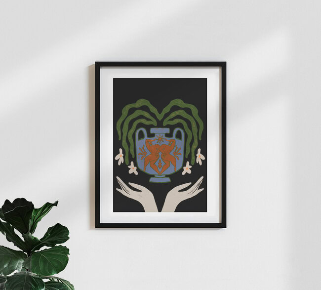 Wandbild 'Vase Harmony' – Kunst von Arty Guava als Poster oder Acrylglasbild