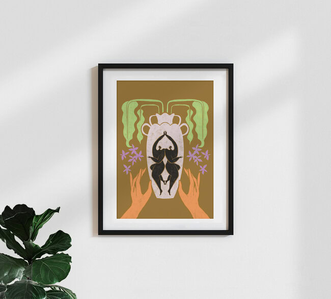 Wandbild 'Vase Better Together' – Kunst von Arty Guava als Poster oder Acrylglasbild