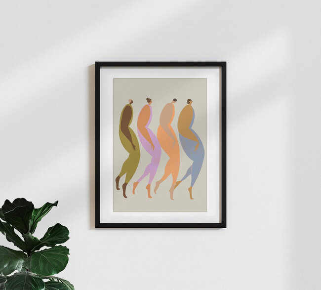 Wandbild 'We the Giants' – Kunst von Arty Guava als Poster oder Acrylglasbild