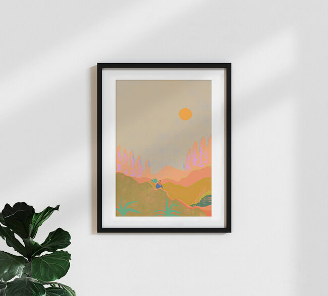 Wandbild 'Wide Open Spaces' – Kunst von Arty Guava als Poster oder Acrylglasbild