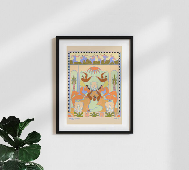 Wandbild 'Rainkeeper' – Kunst von Arty Guava als Poster oder Acrylglasbild