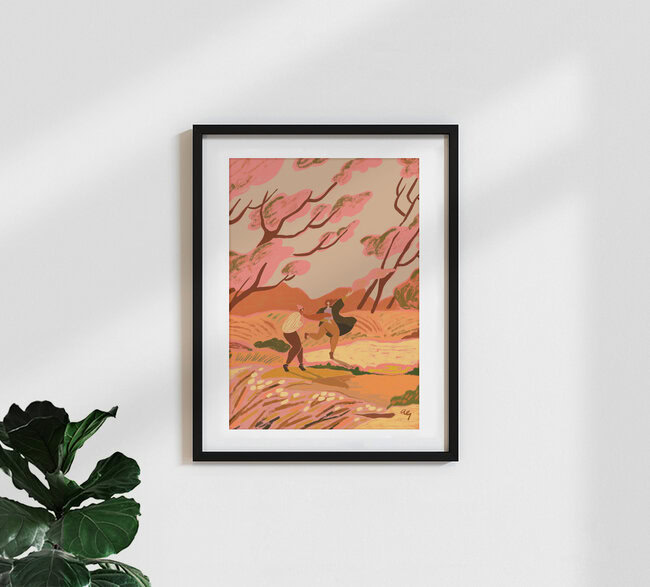 Wandbild 'November' – Kunst von Arty Guava als Poster oder Acrylglasbild