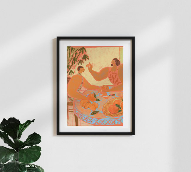 Wandbild 'The Mandarian' – Kunst von Arty Guava als Poster oder Acrylglasbild
