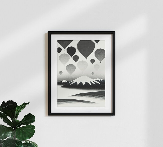 'Morning wind balloons' – Wall Art by Sjoerd Piepenbrink as Poster or Acrylic Glass Print