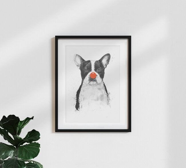 'I'm not your clown' – Wall Art by Balazs Solti as Poster or Acrylic Glass Print