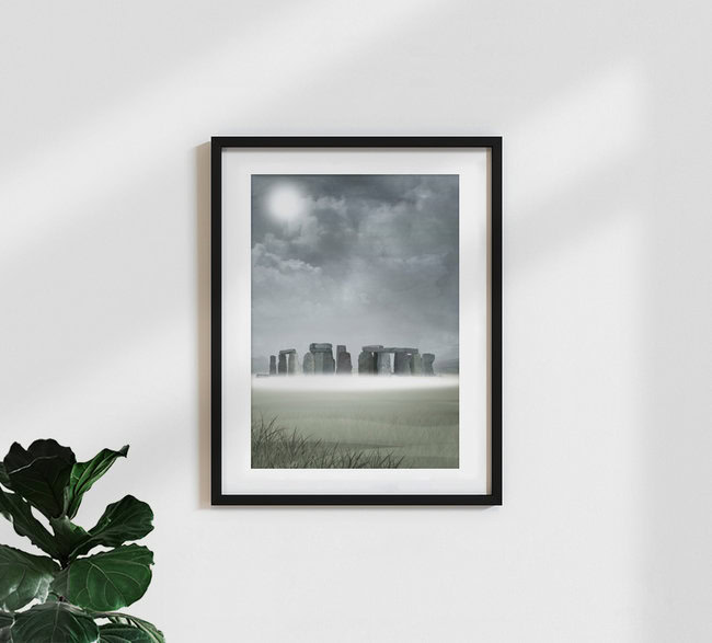 Wandbild 'Stonehenge' – Kunst von Katherine Blower als Poster oder Acrylglasbild