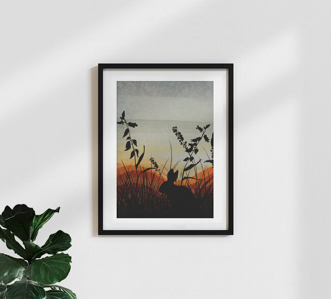 Wandbild 'Evening sky' – Kunst von Katherine Blower als Poster oder Acrylglasbild
