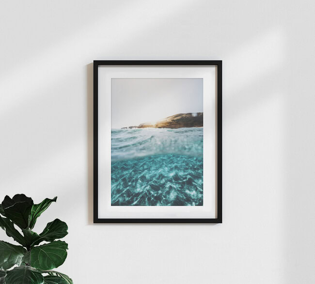 Crystal clear, Spanien – Fotokunst von Lukas Litt als Poster oder Acrylglasbild