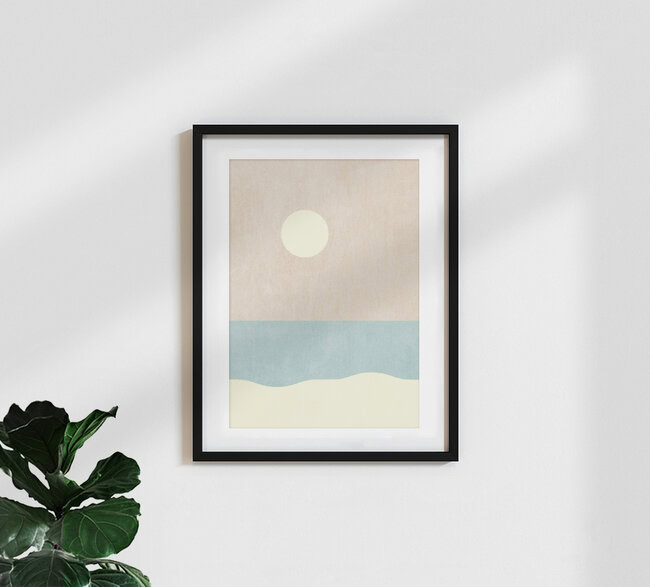 'LANDSHAPES Beach by Day' – Wall Art by Daniel Coulmann as Poster or Acrylic Glass Print