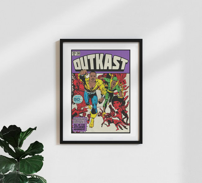 Wandbild 'Outkast' – Kunst von David Redon als Poster oder Acrylglasbild