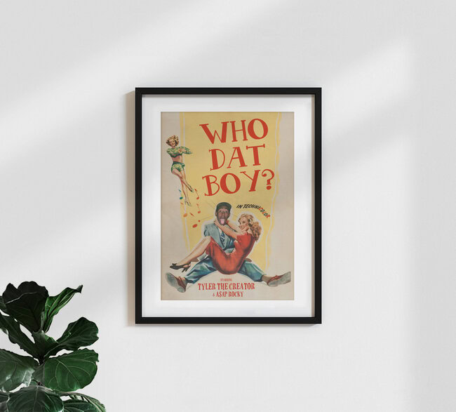 Wandbild 'Who dat boy?' – Kunst von David Redon als Poster oder Acrylglasbild
