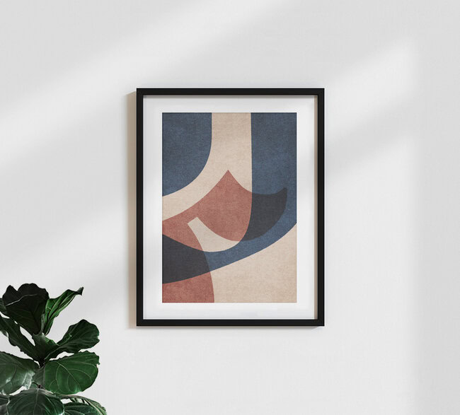 Wandbild 'ABSTRACT ALPHABET Gothic F' – Kunst von Daniel Coulmann als Poster oder Acrylglasbild
