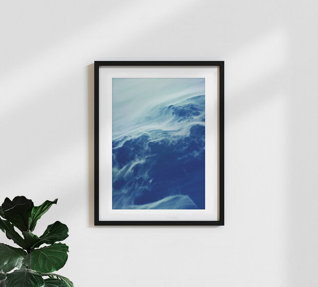 Floating in Space - Classic Blue, Germany – wall art by Studio Na.hili as Poster or Acrylic Glass Print