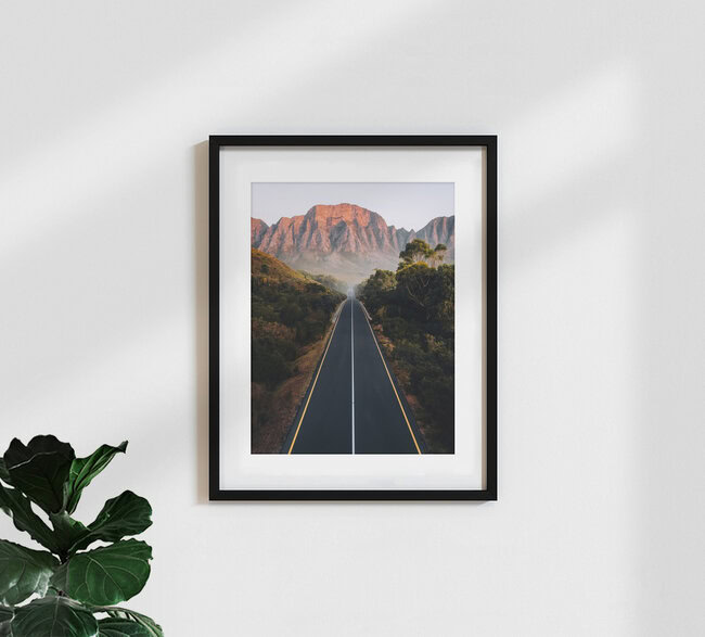 Road to the mountains, South Africa – wall art by André Alexander as Poster or Acrylic Glass Print