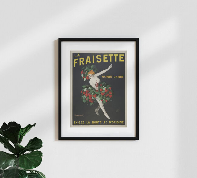 Wandbild 'Leonetto Cappiello: La Fraisette' – Kunst von Vintage Collection als Poster oder Acrylglasbild