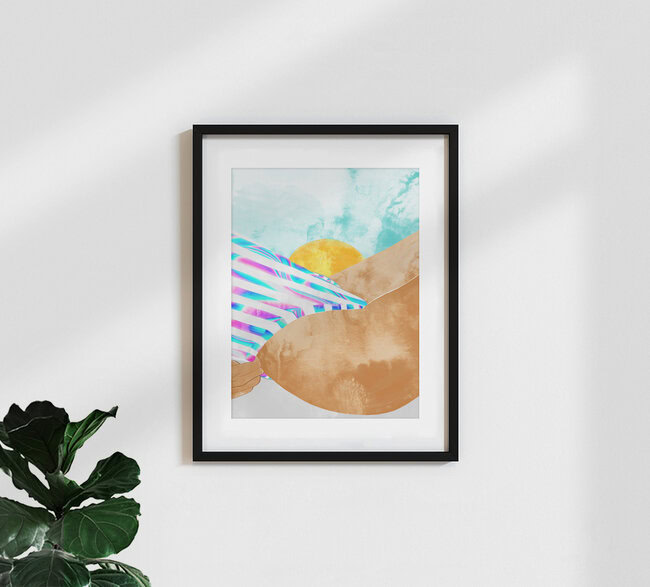 Freestyle, India – wall art by Uma Gokhale as Poster or Acrylic Glass Print
