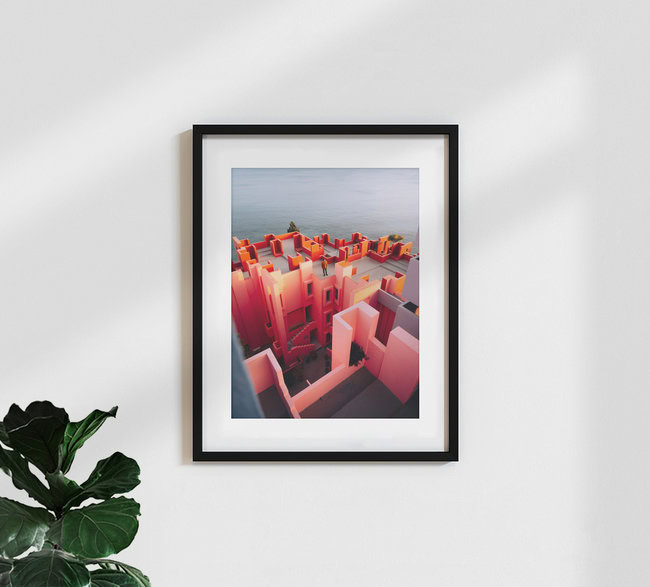 La Muralla Roja - Ricardo Bofill XI, Spain – wall art by André Alexander as Poster or Acrylic Glass Print