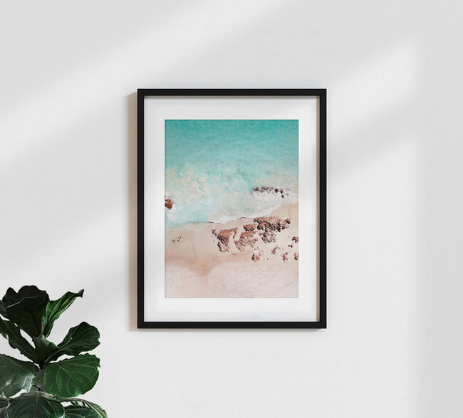 Golden Rose Beach, Israel – Fotokunst von Gal Pittel als Poster oder Acrylglasbild