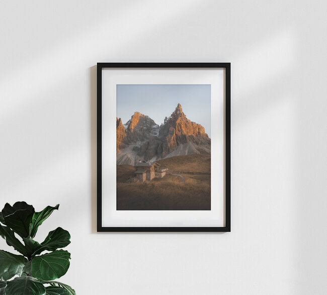 Baita Segantini, Italy, Italien – Fotokunst von Reiner Hofer als Poster oder Acrylglasbild