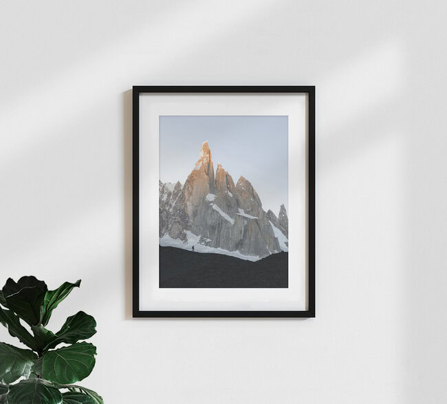 Cerro Torre, Argentinien, Argentinien – Fotokunst von Reiner Hofer als Poster oder Acrylglasbild